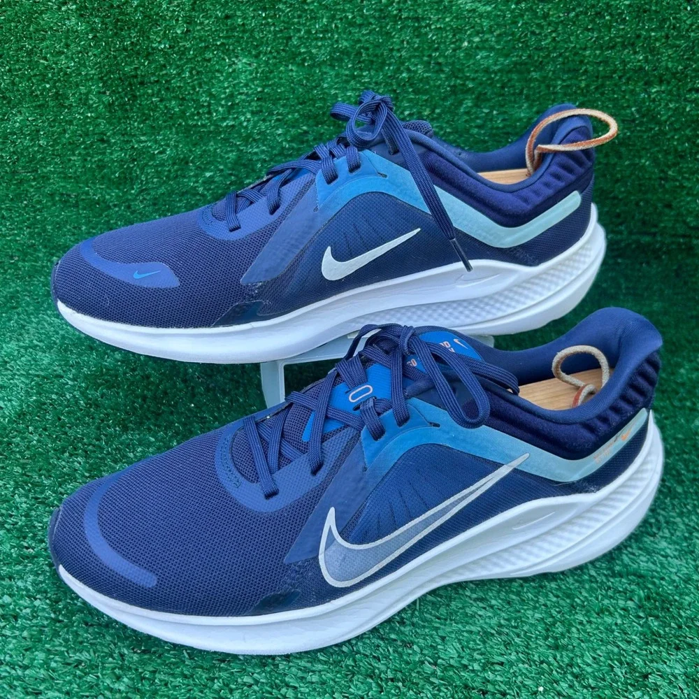 Nike Quest 4 Mens Running Shoes Navy Blue Athletic Sneakers DD0204-400 Size‎ 10